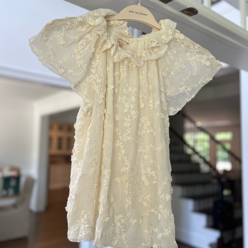 Rebecca Taylor Top Ivory Lace Blouse Sz 2